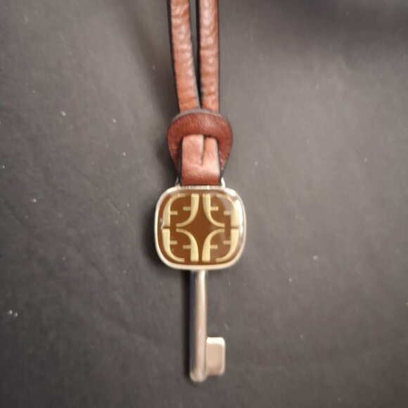 VTG Fossil Ladies Multi Colored Patchwork Leather & Fabric Shoulder Baguette Bag - Picture 3 of 13